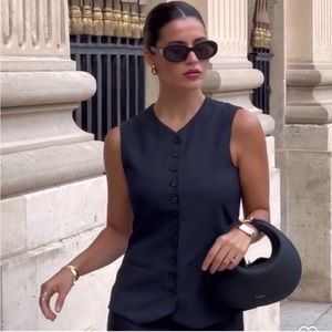 NWT zara limited edition button vest
